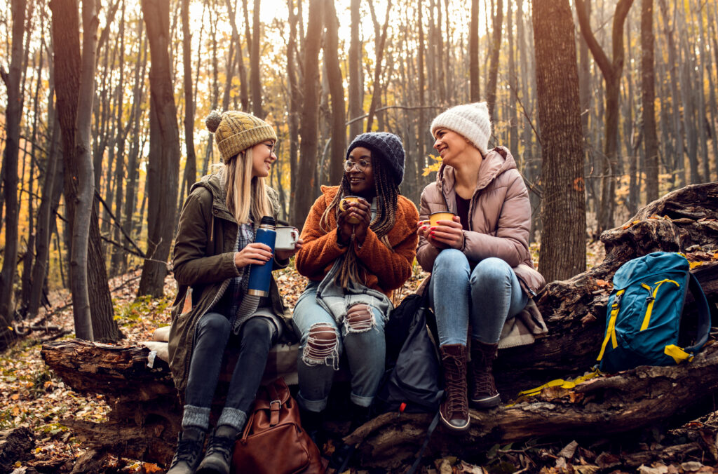 Women on a hike